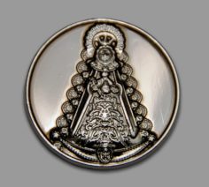 Coin Virgen de Rocio 3D Model