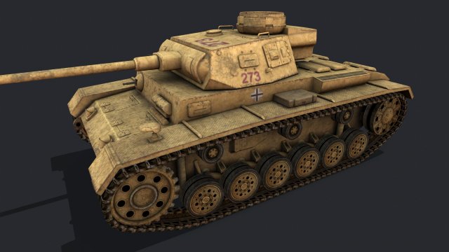 Panzer 4 3D Model