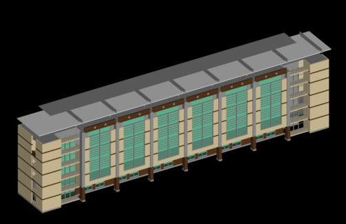 School building 120 3D Model