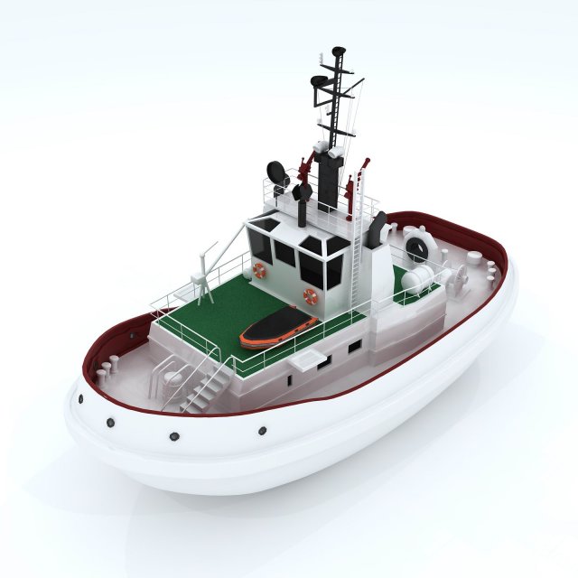 Passenger boat transport 34876 3D Model