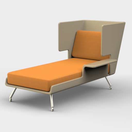Knoll Architecture Chaise 3D Model