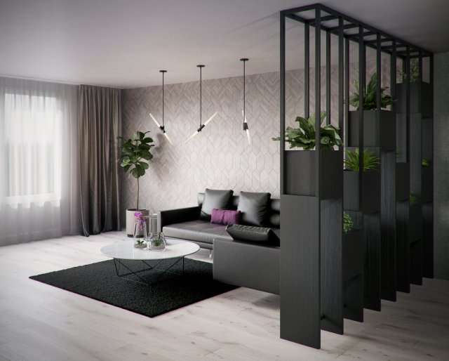 Living room interior 3D Model