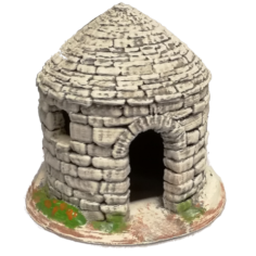 Borie -1. Dry stone hut for Provencal creche 3D Print Model