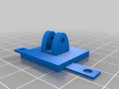 Lulzbot Mini Raspberry Pi V2 Camera Mount 3D Print Model
