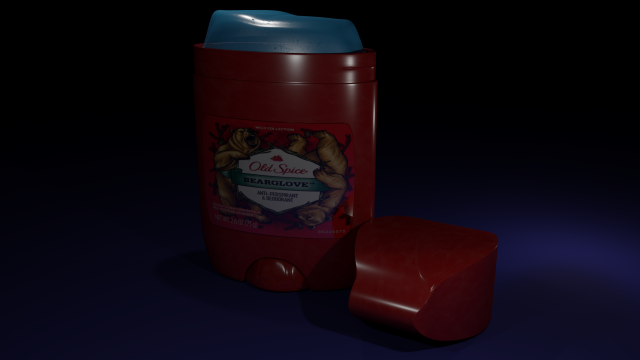 Old Spice Bearglove – Deodorant stick 3D Model