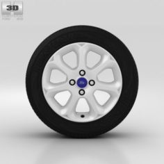 Ford Fiesta Wheel 16 inch 004 3D Model