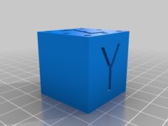 30mm Calibration cube for SLA printers – Hollow 3D Print Model