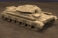 Tank Crusader III 2 version 3D Model