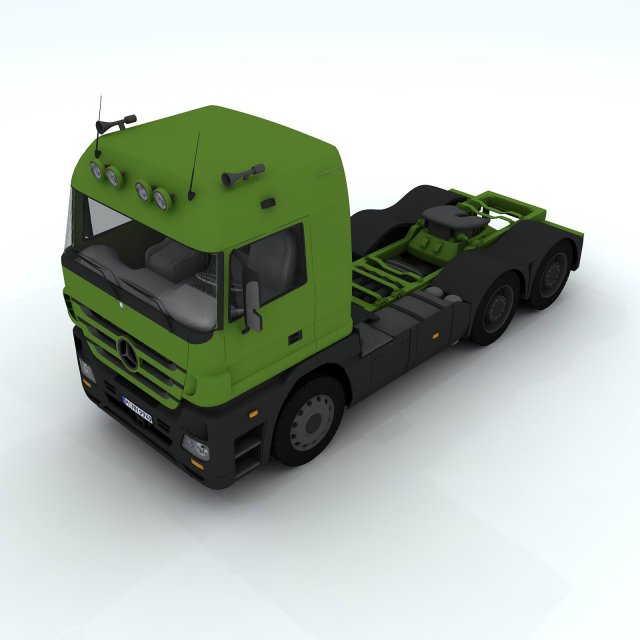Front of truck transport D1293 3D Model