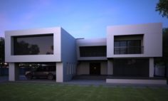 Modern House 03 3D Model