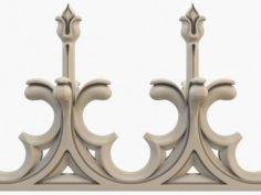 Gothic fence CNC 3D Model
