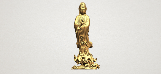 Avalokitesvara Buddha – Standing 05 3D Model