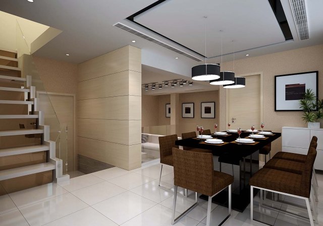 Family – kitchen – restaurant 384 3D Model