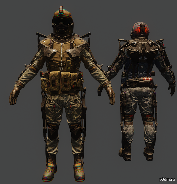 EXOsuit-warface 3D Model