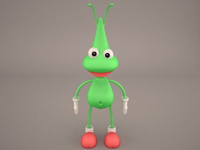 Alien 1 3D Model