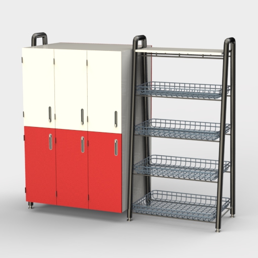 Knoll Rockwell Modular Storage 3D Model