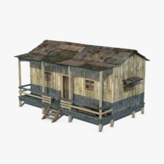 Wooden house 3D Model