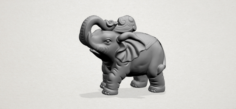 Elephant 02 3D Model