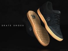 Skate Shoes – Sneakers 3D Model