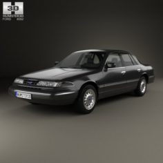 Ford Crown Victoria 1995 3D Model