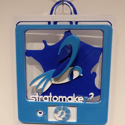 Stratomaker mascot logo 3D Print Model