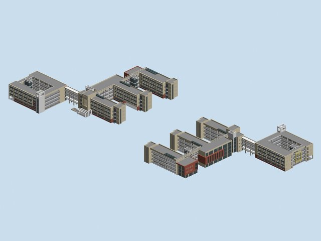 School building 155 3D Model
