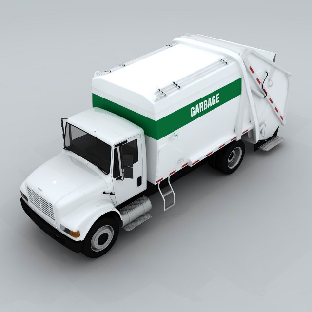 Transport refuse removal vehicles 58521 3D Model