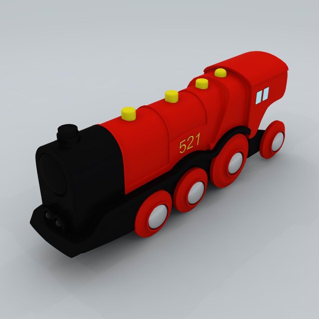 Transport – train 08 3D Model