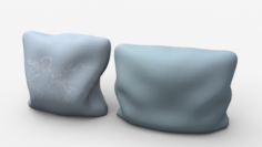 Modern 3D Pillows 3D Model