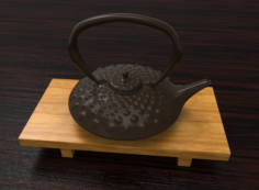 Asian Teapot 3D Model