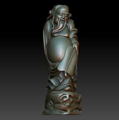 HD Scan Buddha 11B Statue – Ready Print 3D Model