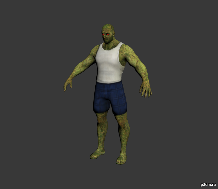 Zombie 3d model