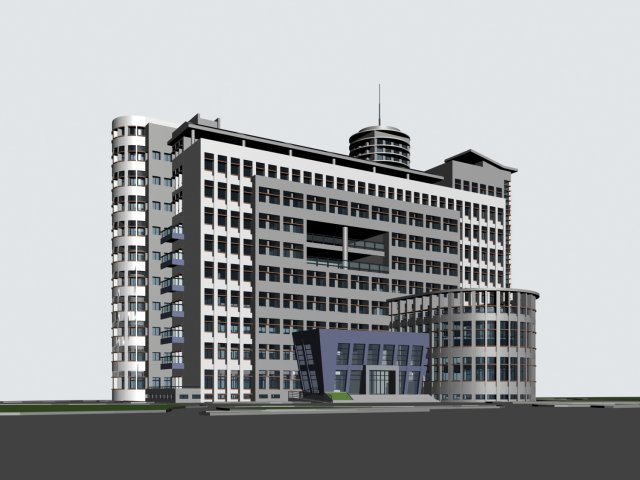 School building 116 3D Model