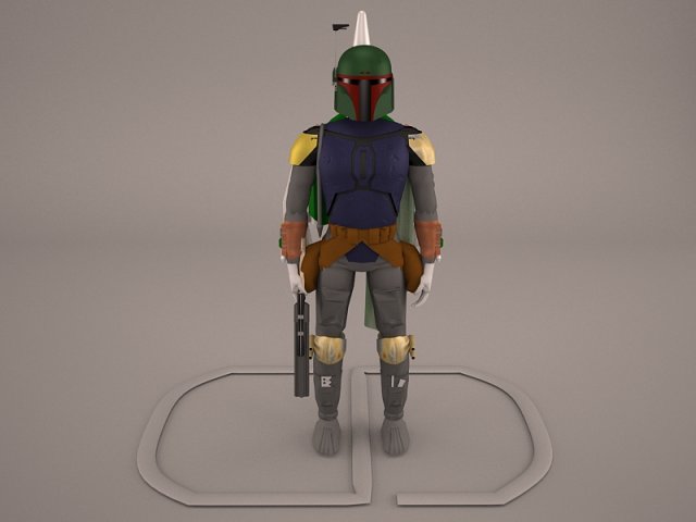 Bobba Fett 3D Model