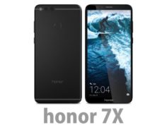3D Huawei Honor 7X Black model 3D Model