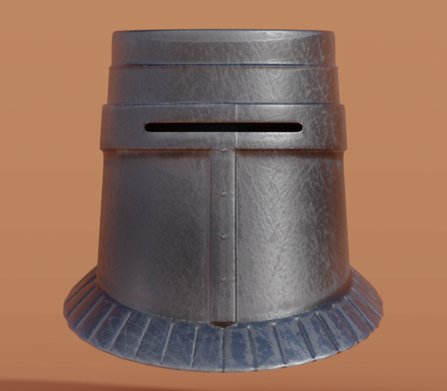 Medieval Helmet 3D Model