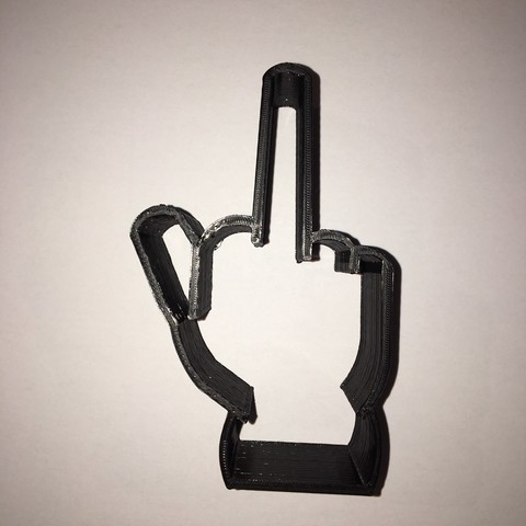 Finger of honor 3D Print Model