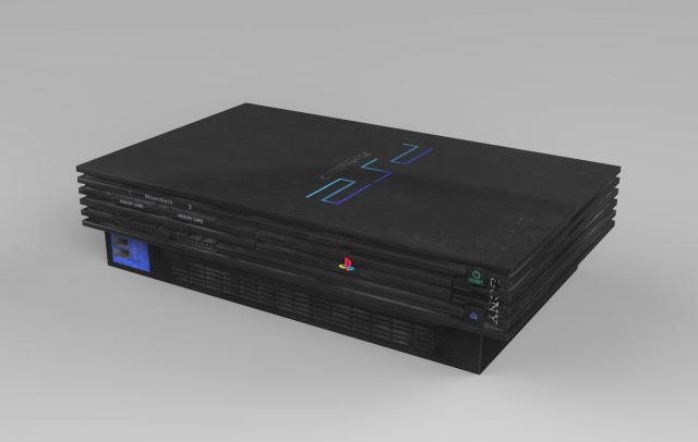 PlayStation 2 3D Model