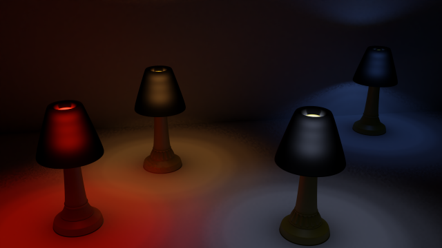 Table Lamp 3D Model