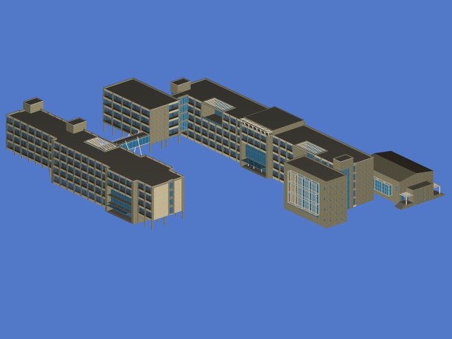 School building 131 3D Model