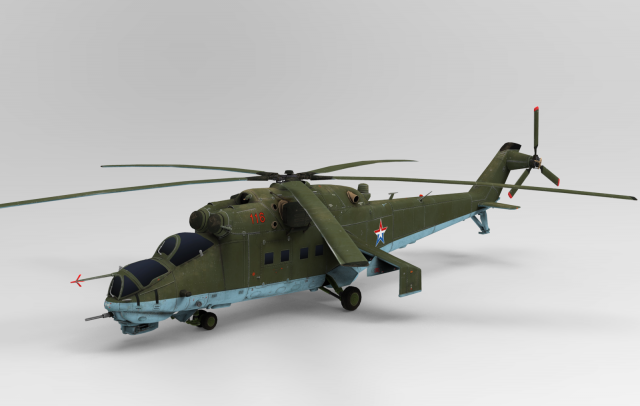 MI 24 3D Model