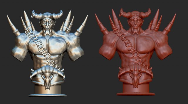 Demon for print 3D Model
