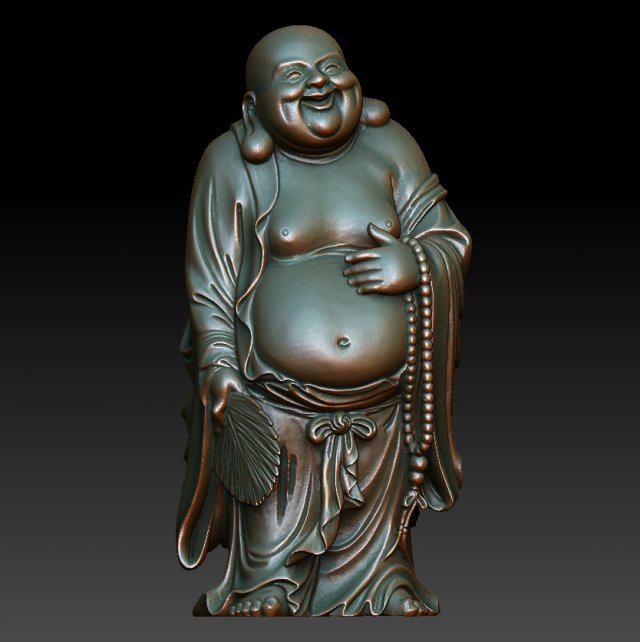 HD Scan Buddha 20B Statue – Ready Print 3D Model