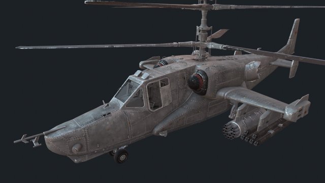 Kamov KA-50s 3D Model