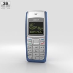 Nokia 1110 Blue 3D Model