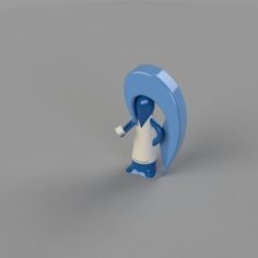 Stratomaker Mascot Key chain 3D Print Model