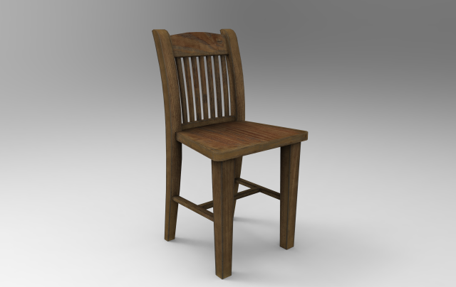 Old chair 3D Model