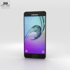 Samsung Galaxy A3 2016 Gold 3D Model