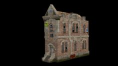 Old building by sqmix 3D Model