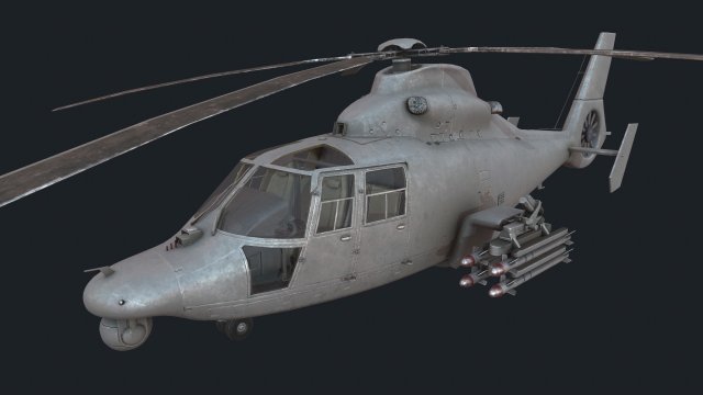 Harbin Z-9 3D Model